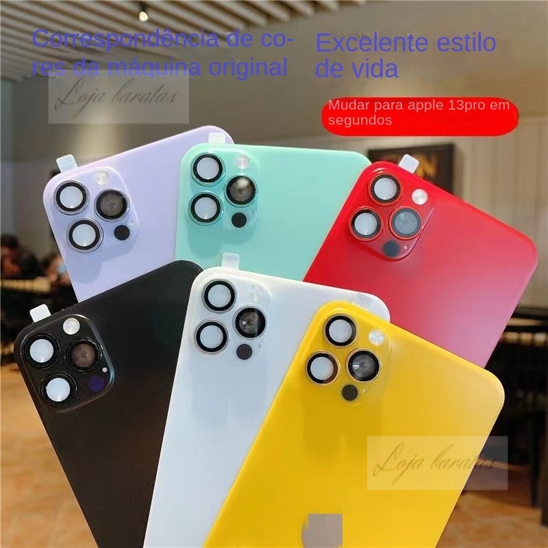 Película De Proteção Traseira Com Lente Para Iphone X/Xr/Xs Max/Geração 3 Second Change 11 Pro 12pro 13 PRO 14 PRO MAS