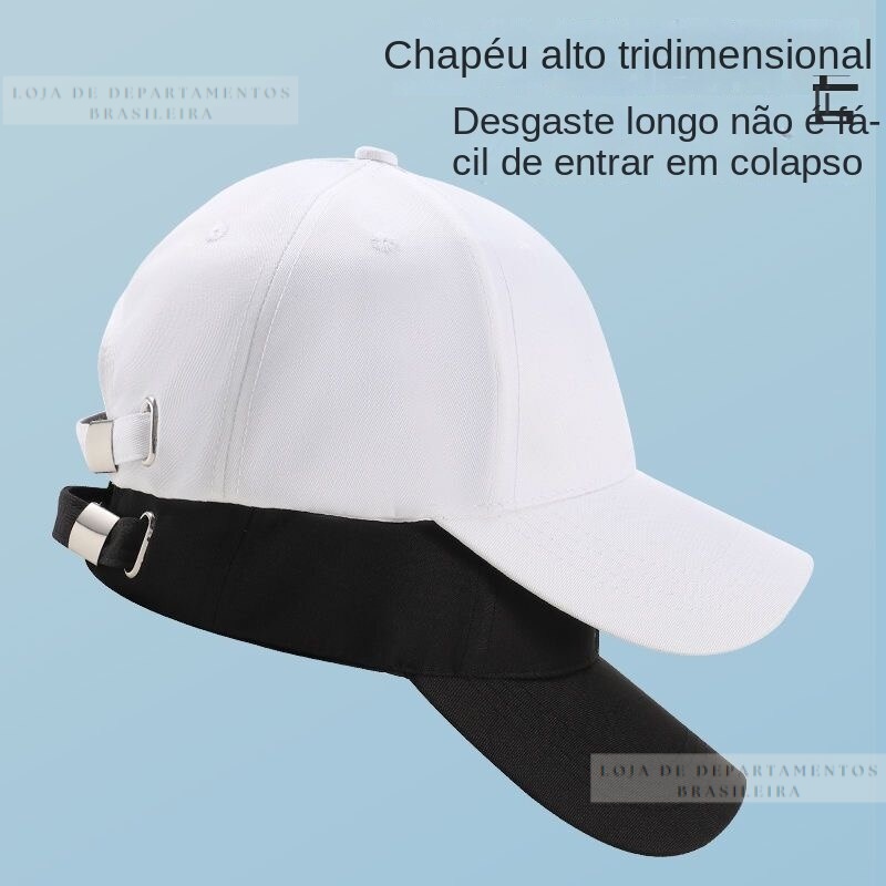 Boné Básico Unissex Aba Curva Com Regulagem Ajustável fivela em Metal Boné Clássico Para Qualquer Momento em Oferta na Shopee