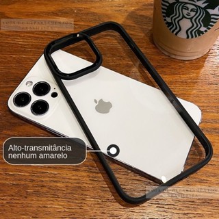 Capa Transparente com Protetor de Câmera de Metal, Doce, Moldura Macia, Luxuosa para iPhone 12/12 pro/12 pro max/13/13 pro/13 pro max