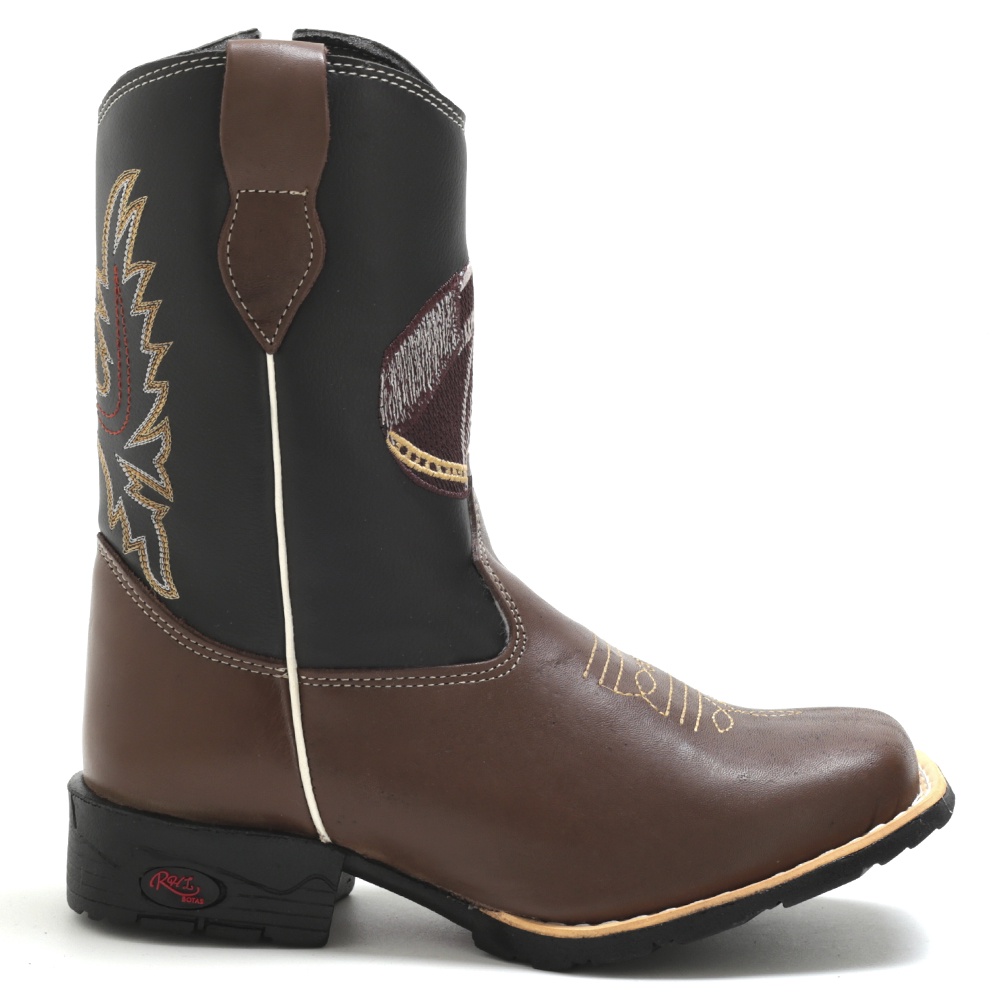 Bota Para Criança Bordada Cano Longo Texana Country