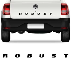 Adesivo Robust Tampa Traseira Saveiro G7 2017 18 2019 Colante Sticker Preto