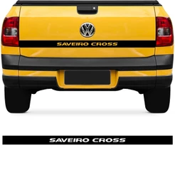 Adesivo Vinil Saveiro Cross G5 G6 14 15 16 17 2018 Faixa Tampa Traseira Preto