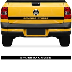 Adesivo Saveiro Cross G5 G6 2014 A 2018 Faixa Tampa Traseira Preto