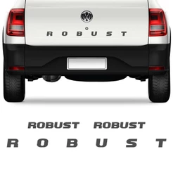 Kit 3 Adesivos Robust Lateral Paralama + Tampa Traseira Saveiro G7 2017 A 2019 Colante Sticker