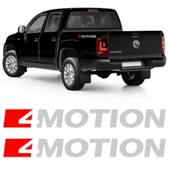 Par Adesivo 4motion Amarok 2017 18 19 2020 Lateral Emblema Prata 2 Unidades