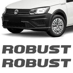 Par Adesivos Robust Lateral Paralama Saveiro G7 2017 A 2019 Colante Sticker