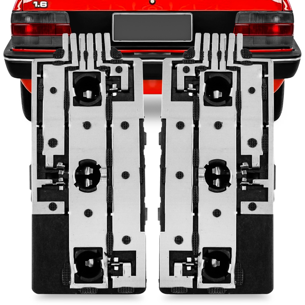 Par Circuito Lanterna Chevette 83 A 93  Traseira Soquete