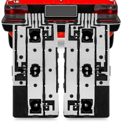 Par Circuito Lanterna Chevette 83 A 93 Traseira Soquete