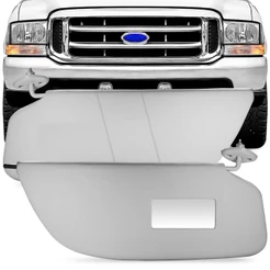 Par Quebra Tapa Sol F250 F350 F4000 1998 A 2010 Cinza Com e Sem Espelho