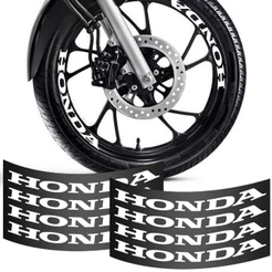 Kit 8 Adesivo Roda Moto Titan Fan Start 125 150 160 Motocicleta CG
