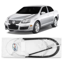 Kit Reparo Maquina Vidro Eletrico Dianteiro Volkswagen Jetta 2006 2007 2008 2009 2010 Cabo