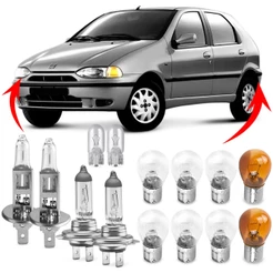 Kit Lampada Farol Lanterna Palio 1996 97 98 99 00 Comum Jogo