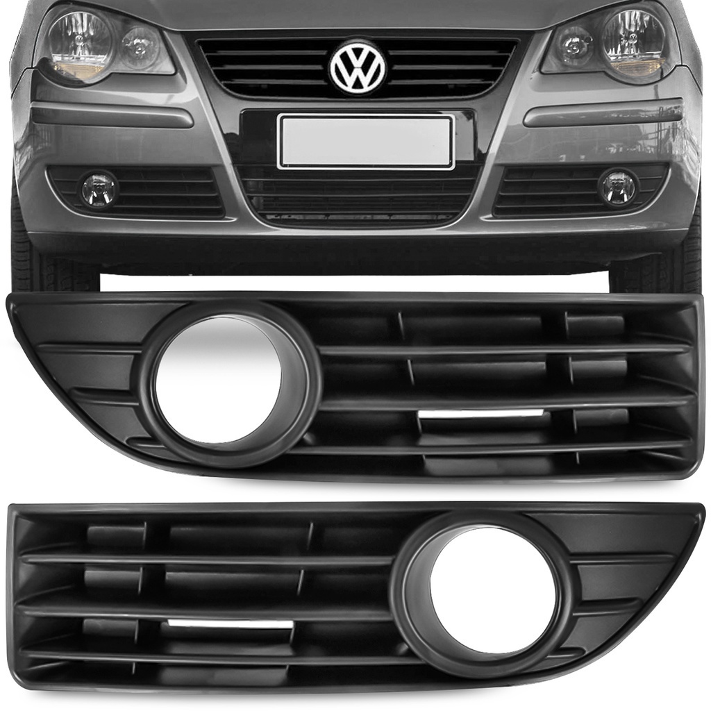 Par Grade Farol Milha Polo 2007 2008 2009 2010 2011 Com Furo
