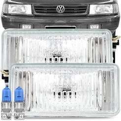 Par Farol Milha Versailles 1991 92 93 94 95 96 1997 Santana Auxliar Com Lâmpadas