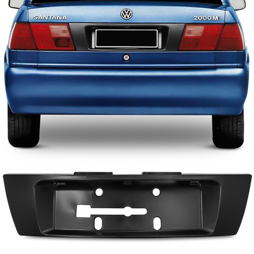 Moldura Placa Santana 1999 2000 01 02 03 04 05 06 Traseira