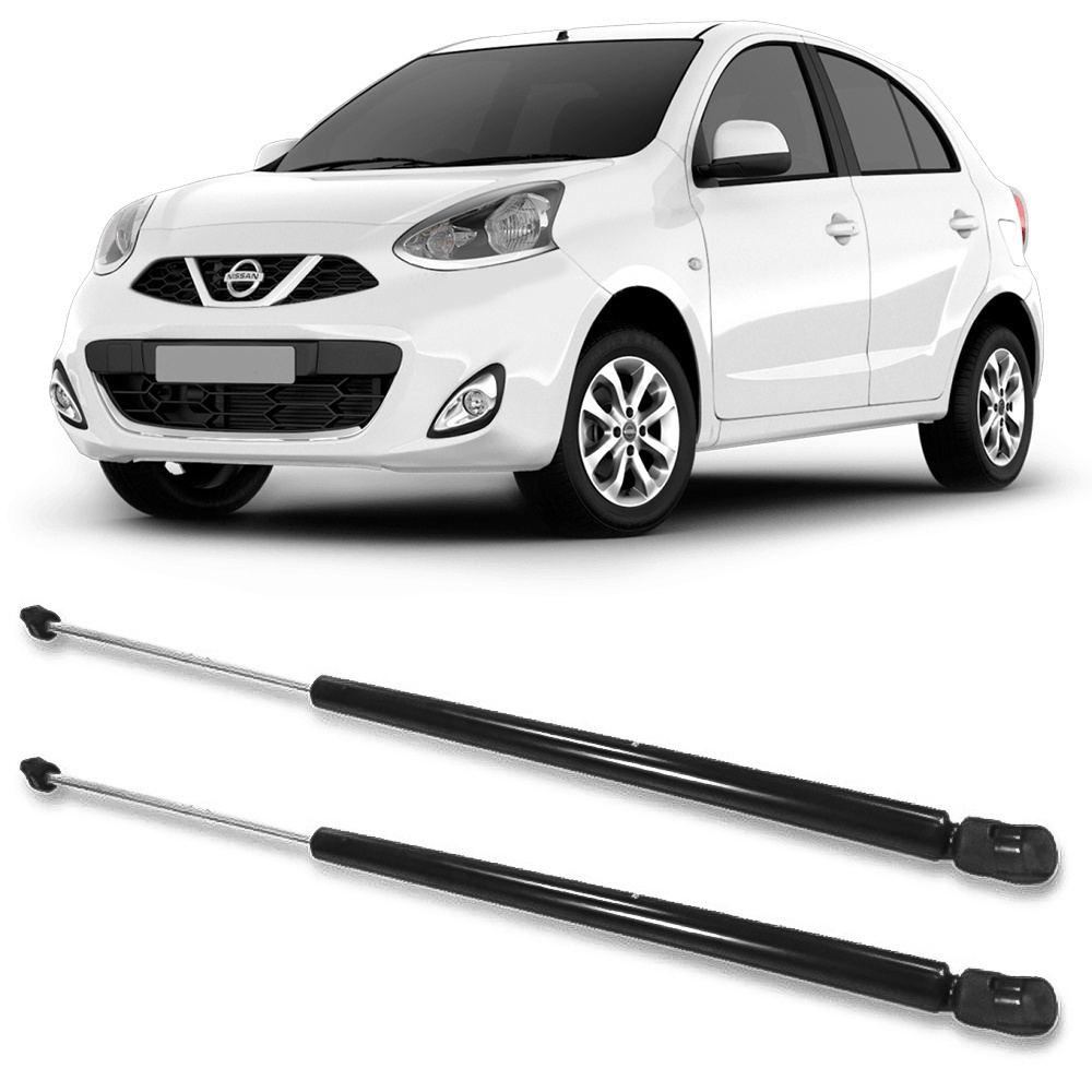 2 Amortecedor Porta Malas Nissan March 12 13 14 15 16 17 Par