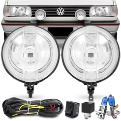 Kit Farol Auxiliar Gol Gt Gti Gts Copa 1987 88 A 94 Quadrado Milha