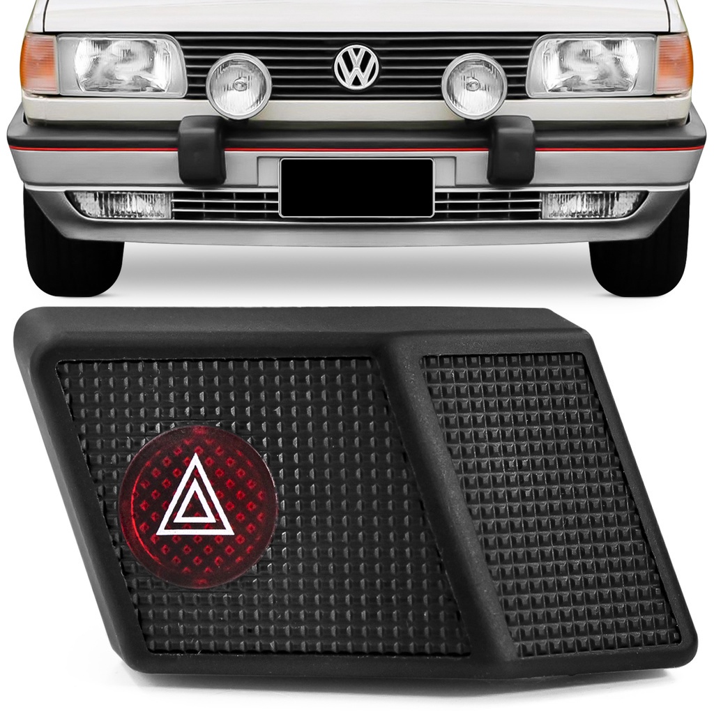 Botao Interruptor Pisca Alerta Gol Parati Saveiro Voyage Quadrado 1988 1989 1990 1991 1992 1993 1994 Modelo Tecla