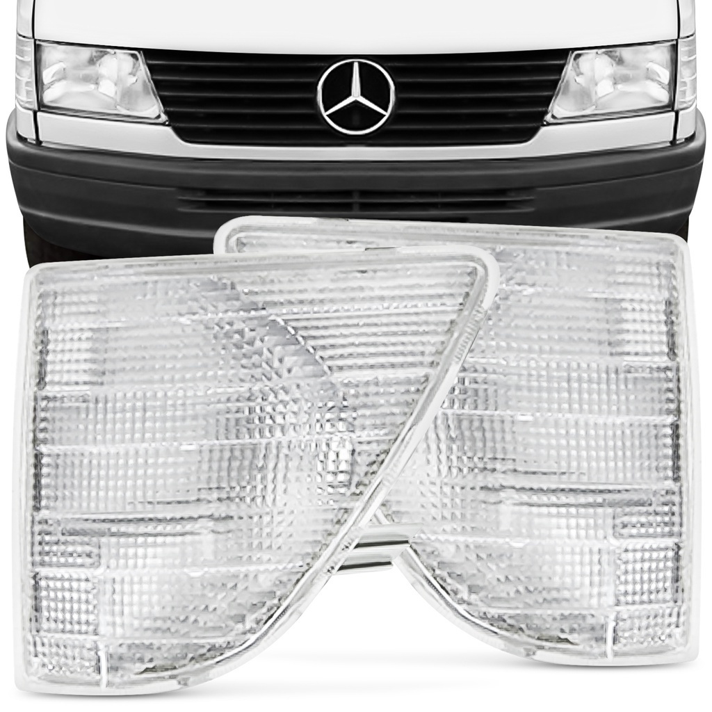 Par Lanterna Dianteira Sprinter 95 96 97 98 99 00 01 02 Pisca Seta Cristal