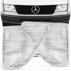 Par Lanterna Dianteira Sprinter 95 96 97 98 99 00 01 02 Pisca Seta Cristal