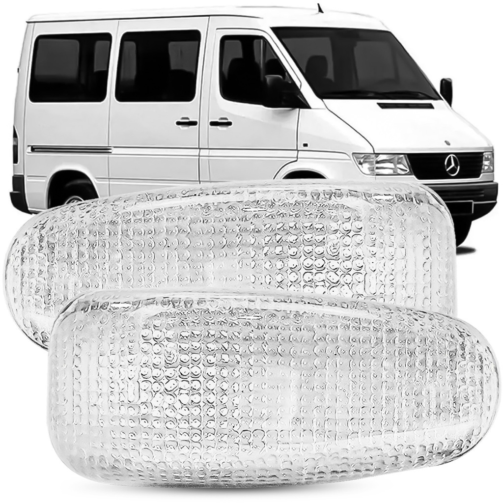 Par Lanterna Lateral Sprinter 1995 A 2012 Pisca Seta Cristal