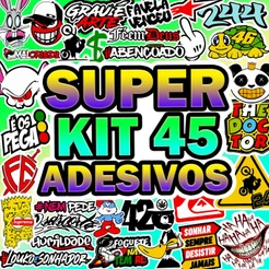 Super Kit 45 Adesivos Variados Moto Carro Capacete Motoboy Osascorte The Doctor Grau 244 Abençoado