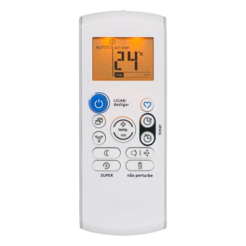 Controle Remoto Para Ar Condicionado Springer / Carrier / Comfee / Samsung / Midea RG57B  BGE - 9309