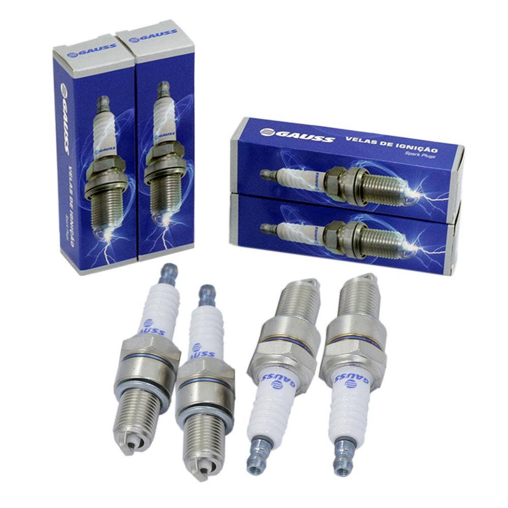 Kit Jogo 4 Velas Fiat Tempra 2.0 16v Gasolina Gauss