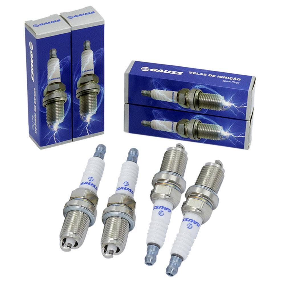 Kit Jogo 4 Velas Fiat Linea 1.9 16v / Flex desde 2008 Flex