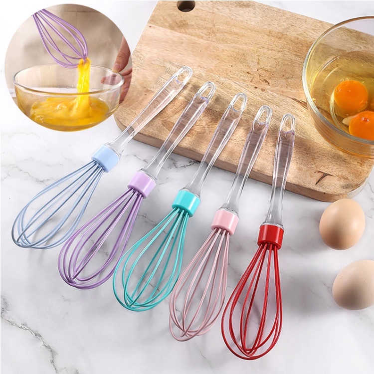 Batedor Silicone De Ovos De Silicone 30cm Prático Fouet Fuê Fue Mixer Profissional