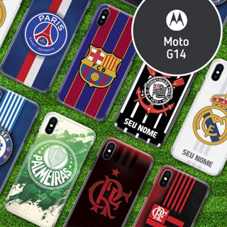 Capa Capinha - Motorola Moto G14 - Coleção Futebol Times do Coração