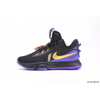 Lebron Witness V EP Assinatura Botas De Combate Alto Nível Real De Mosca Esportiva De Basquete