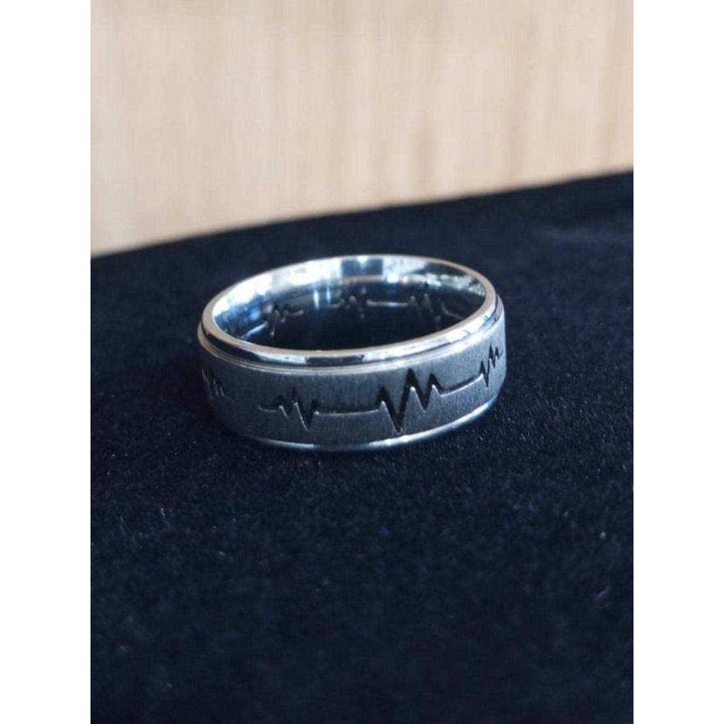 Aliança Anatômica 8mm Escovada Batimentos UNIDADE Envio IMEDIATO
