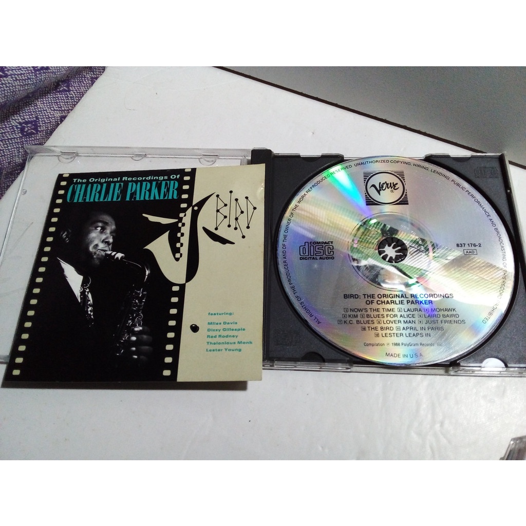 Cd Charlie Parker - Bird - The Original Recordings Of Charlie Parker - Importado - Ag25