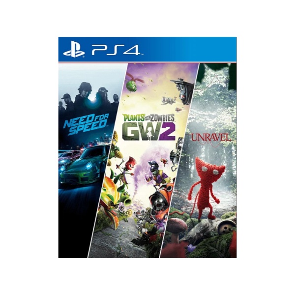 Game Combo EA Need For Speed + PVZ 2 + Unravel P S 4 PLAY