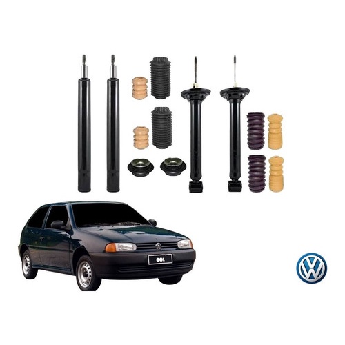 Jogo 4 Amortecedor +kit Suspensão Gol Bola 96 97 98 99 00 01 em Oferta na Shopee