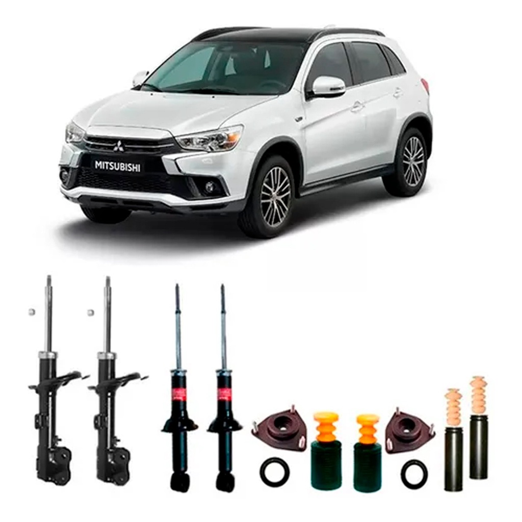 4 Amortecedores Kayaba + Kits Sampel Mitsubishi Asx 11/22 em Oferta na Shopee