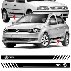 Kit Adesivo Decorativo Lateral Porta Gol G2 G3 G4 G5 G6 Faixa Porta