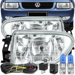 Kit Farol de Milha Santana Quantum 1998 A 2006 Auxiliar Neblina