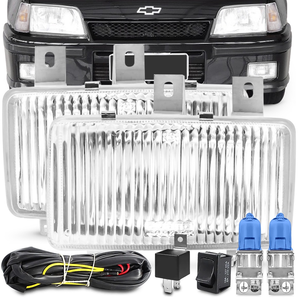 Kit Farol de Milha Kadett Gs Gsi 1989 A 1994 Auxiliar Neblina