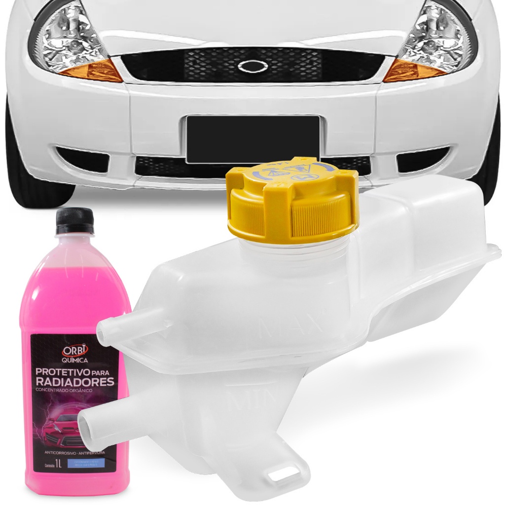 Reservatorio Agua Radiador Com Tampa Ford Ka Zetec Rocam Até 1998
