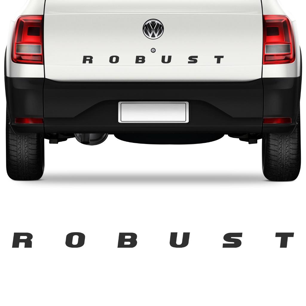 Adesivo Vinil Robust Tampa Automotivo Traseira Saveiro G7 17 18 19 Colante Sticker