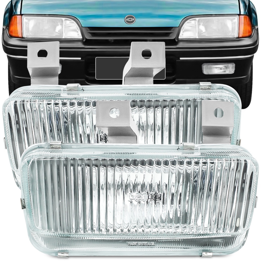 Farol de Milha Auxiliar Monza Classic Tubarão 1991 A 1996 Lente Vidro Orgus