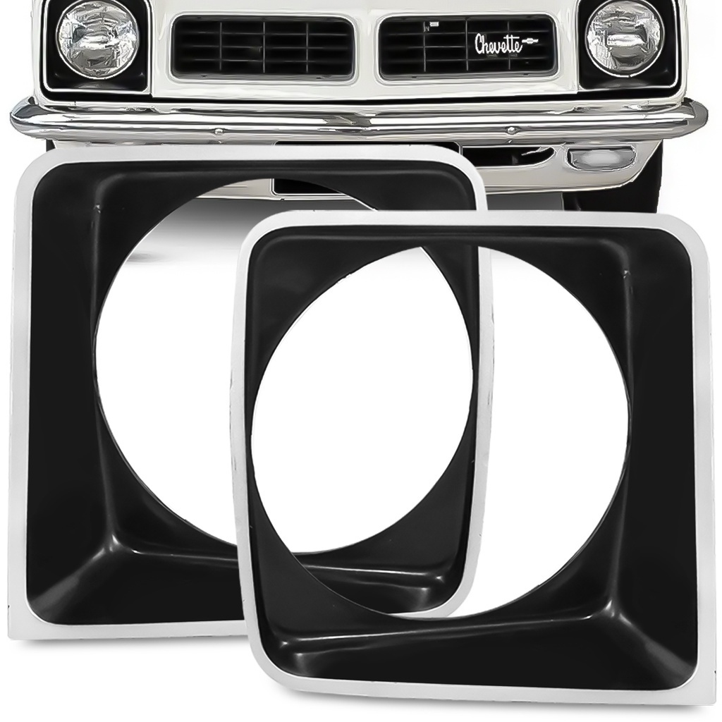 Moldura Aro do Farol Chevette 1978 1979 1980 Acabamento