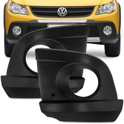 Moldura Farol Milha Saveiro Cross G5 2009 2010 2011 2012 Com Furo