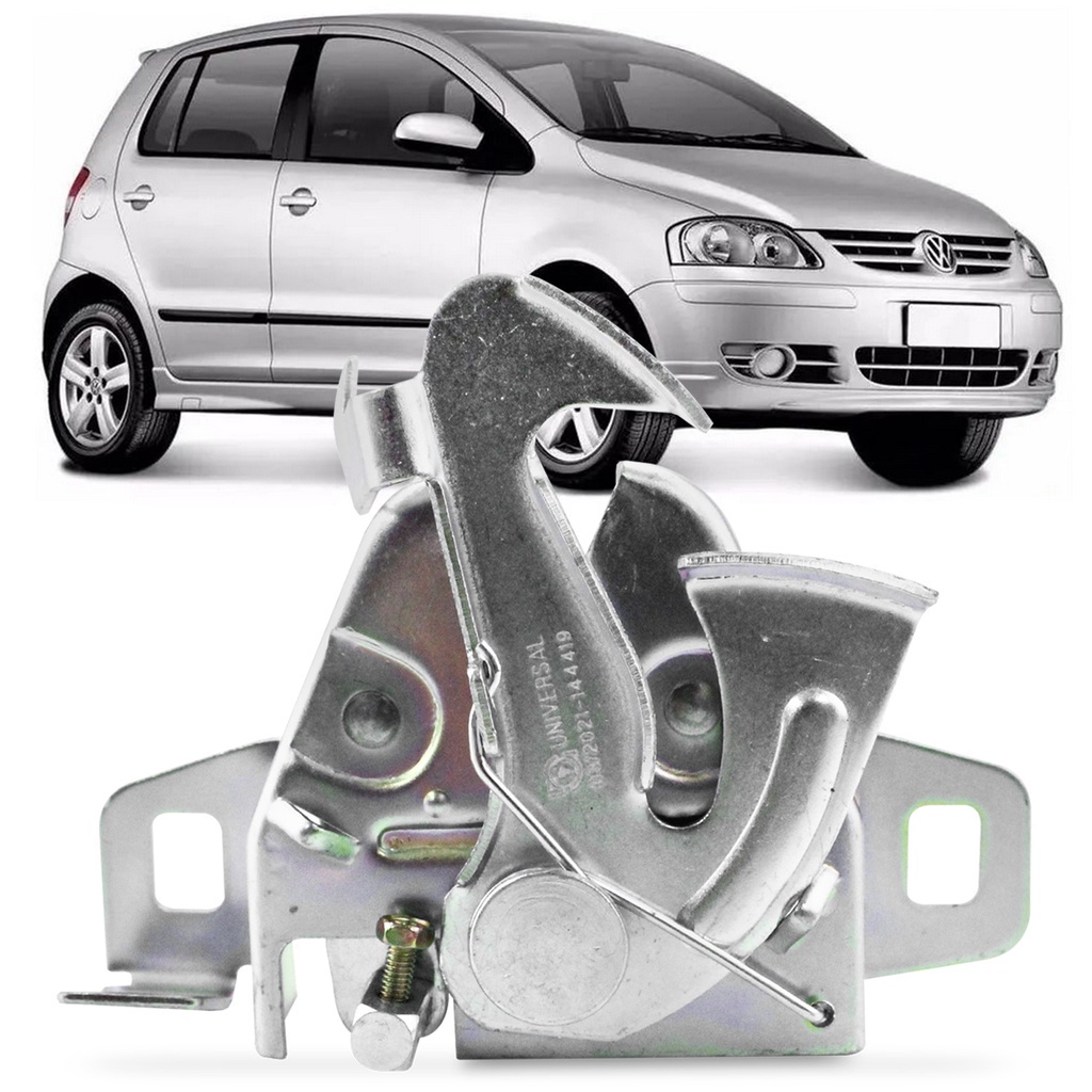 Fechadura Inferior Capo Fox 2003 A 2009 Spacefox 2006 A 2009 Crossfox 2005 A 2009 Com Trava