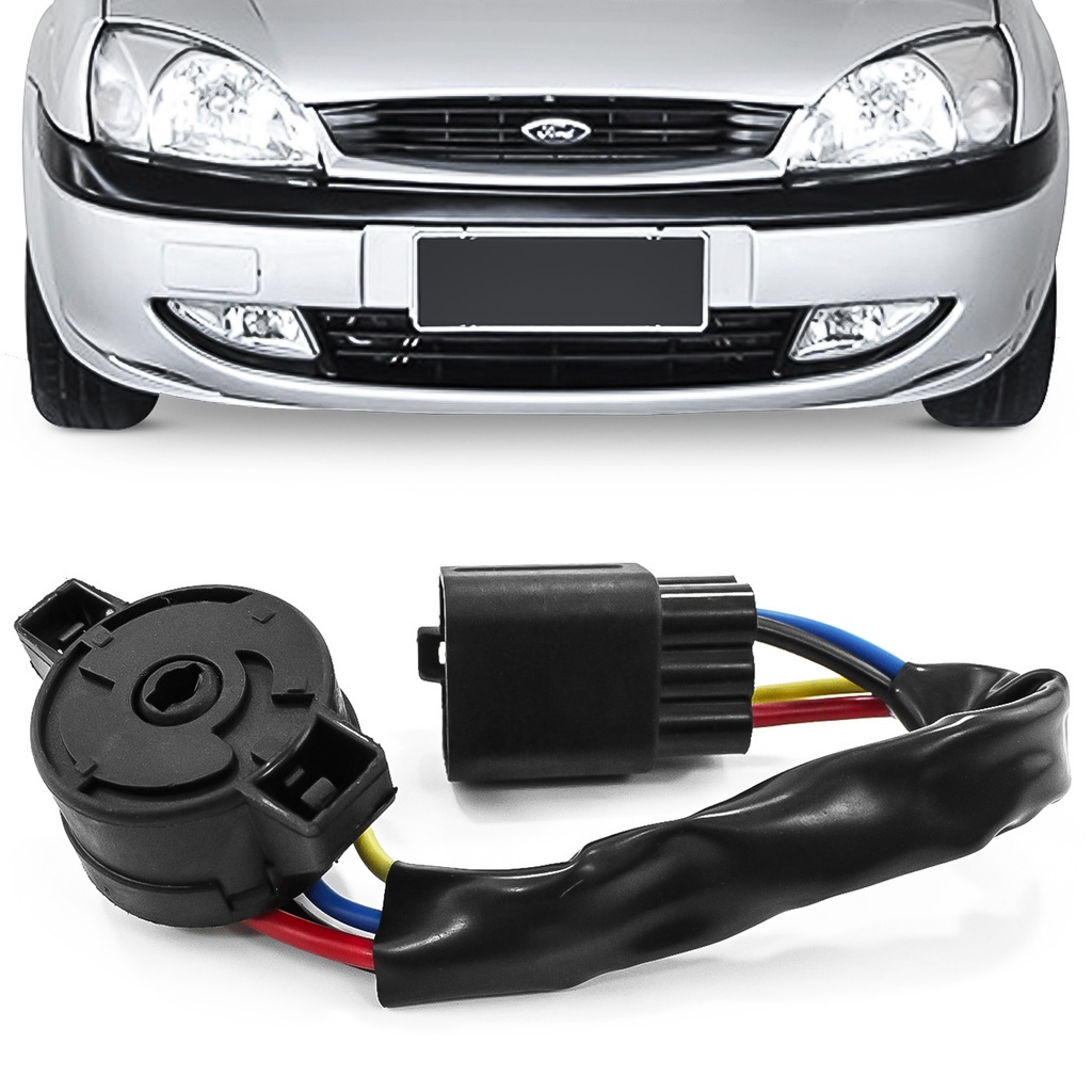 Comutador de Ignição Partida Courier 1997 A 2013 Fiesta Hatch e Sedan 2002 A 2008 Ka 1997 A 2007 Ecosport 2003 A 2008