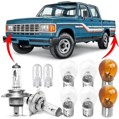 Kit Lampada Para Farol e Lanterna Traseira A20 C20 D20 1985 86 87 88 89 90 91 92 93 94 95 1996 Comum Halogena Jogo