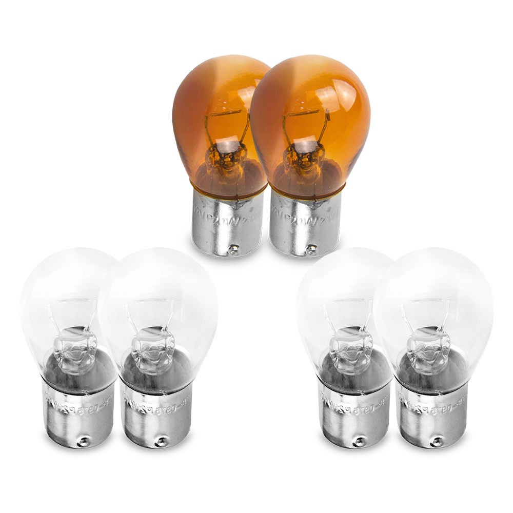 Kit Lampada Para Farol e Lanterna Traseira Escort 1987 1988 1989 1990 1991 1992 Comum Halogena Jogo · foto 2