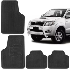 Jogo Tapete de Borracha Para Hilux Sw4 2004 A 2015 Toyota 100% Reciclavel 4 Peças